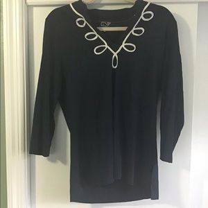 Navy Blue vineyard vines medium shirt